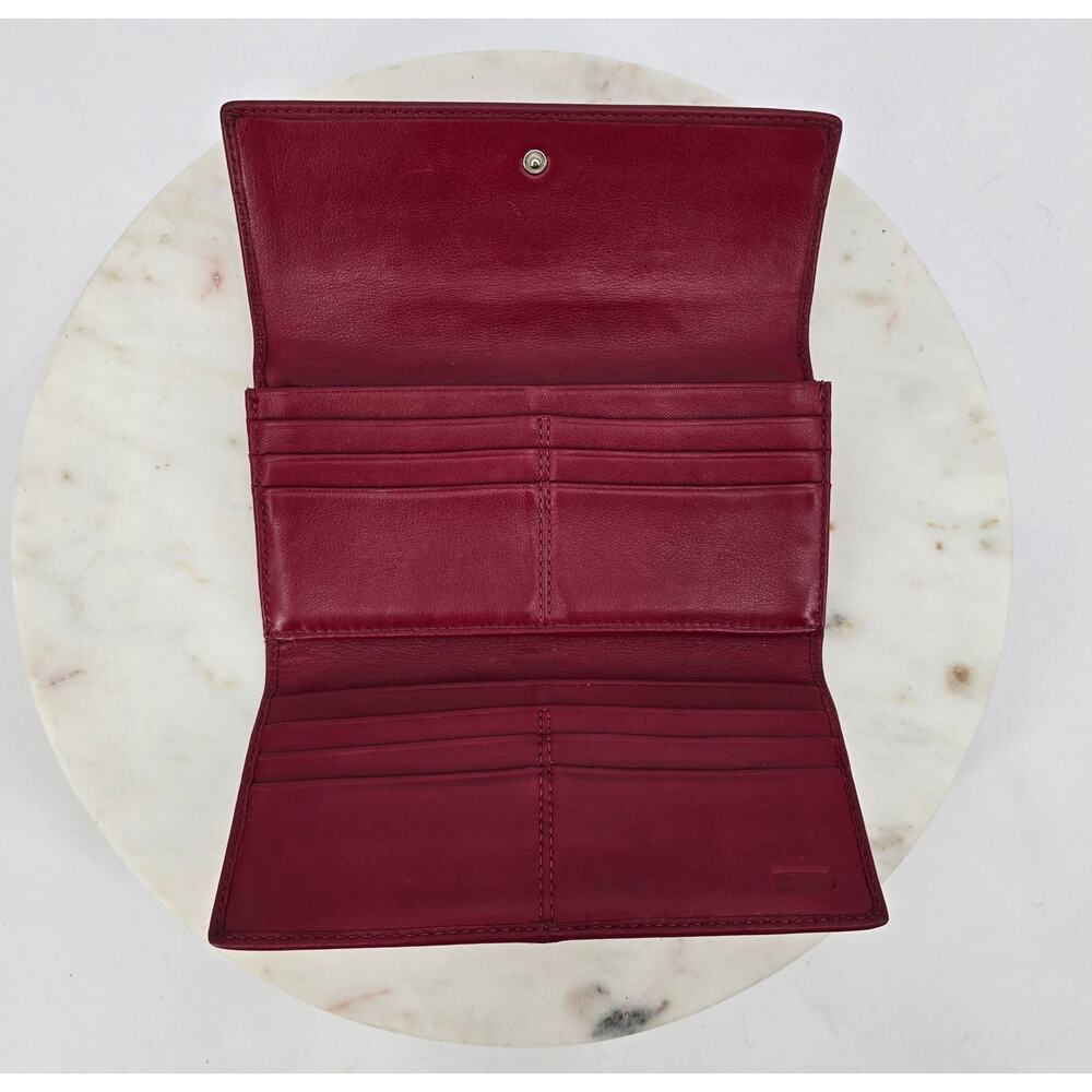 Coach Soho Soft Leather Pleated Trifold Wallet - Picture 4 of 5